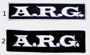 Image of A.R.G. LOGO PATCH