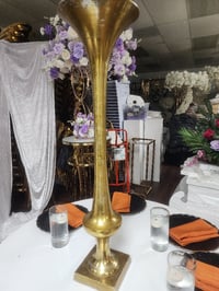 Image 2 of Gold slim centerpieces for flower balls 