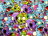 Image 13 of Spooky II Scrub Hats