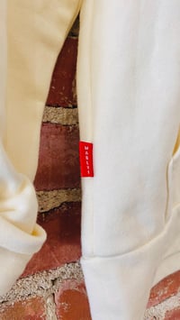 Image 5 of ALL MAB 2.0 Crewneck Sweater w/ Kangaroo Pockets - Cream