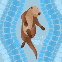 Image 1 of Lii Lootr - Solo Otter Sticker (mini)