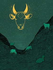 Image of Moooooon Print