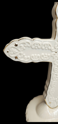 Image 9 of Mikasa Ivory and Gold Cross