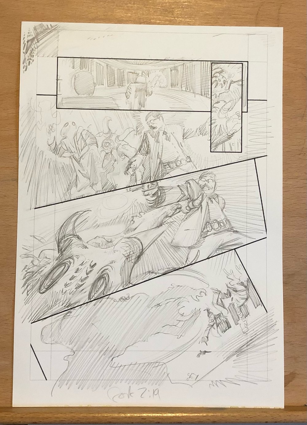 Image of Fort issue 2 page 19 pencils