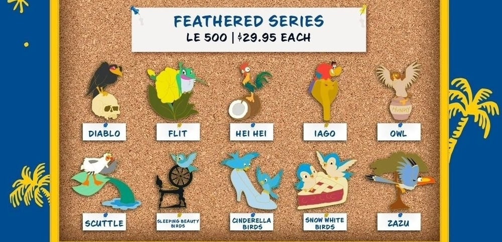 Image of Feathered serries le 500