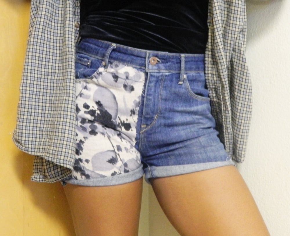 Image of Floral Patch Shorts