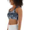 ST FELA COUTURE SPORTS BRA - DENIM PRINT