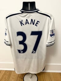Image 3 of Tottenham Hotspur “KANE 37” 2013/14 Home Shirt + PL patches (L)