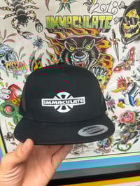 Immaculate Hat Black and White