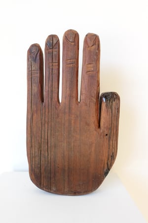 Hartwick Large Carved Hand 