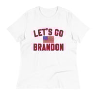 Image 1 of Let's Go Brandon - Women's Relaxed T-Shirt from PatriotsCo.com