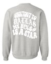 DALLAS STAR CREWNECK (GRY/WHT)