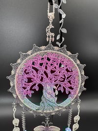 Image 5 of Glowing Firefly Tree Of Life Dreamcatcher