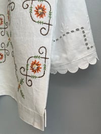 Image 11 of Orange flower shirt (s/m)