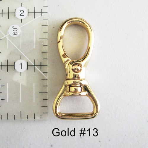 Image of Black Patent Faux Leather Wrist Strap with Clip Style #13 - Choose Finish - 1/2 inch Wide