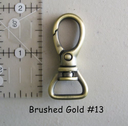 Image of Black Patent Faux Leather Wrist Strap with Clip Style #13 - Choose Finish - 1/2 inch Wide