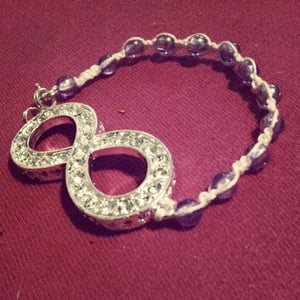 Image of Diamond Infinity Bracelet.