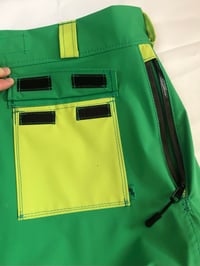 Image 6 of GREEN EXTRA-BAGGY TECH LIZARD PANTS