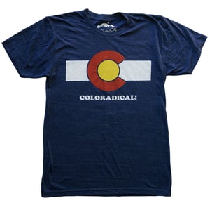 Image of Coloradical Colorado Flag T-Shirt-             Men's Dark Blue