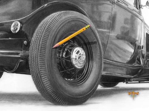 Image of "Brian's 32 Tudor" Signed & Numbered 20x24 Giclee' Print