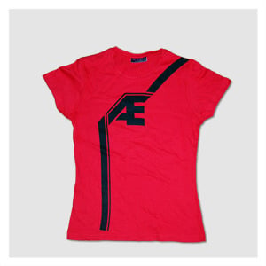 Image of Ladies T-Shirt (Red/Black)