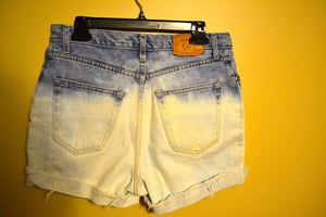Image of Ombre High-Waisted Denim Shorts