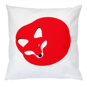 Image of Summer Fox, Winter Fox cushion