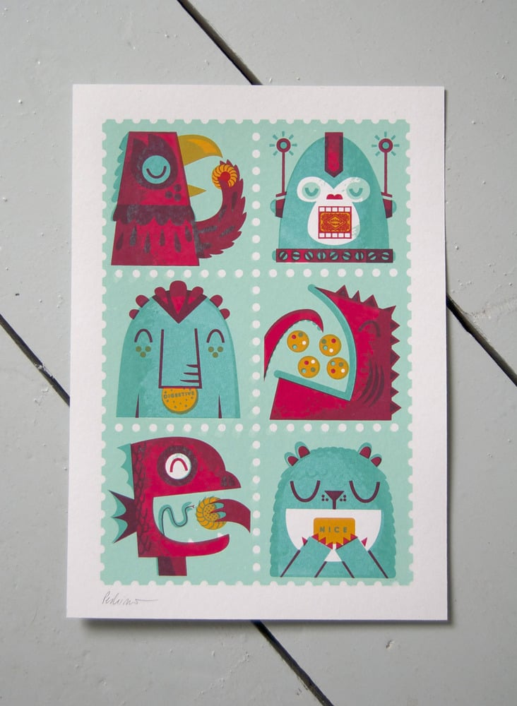 Image of Cookie Monsters Screenprint