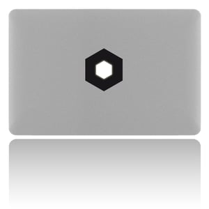 Image of MacBook Sticker Hexagon