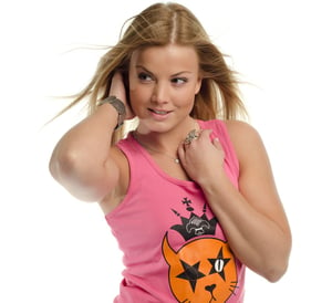 Image of "OHMYGOSSIP COUTURE" SCOOP-NECK TANK "CLASSIC" color: Pink