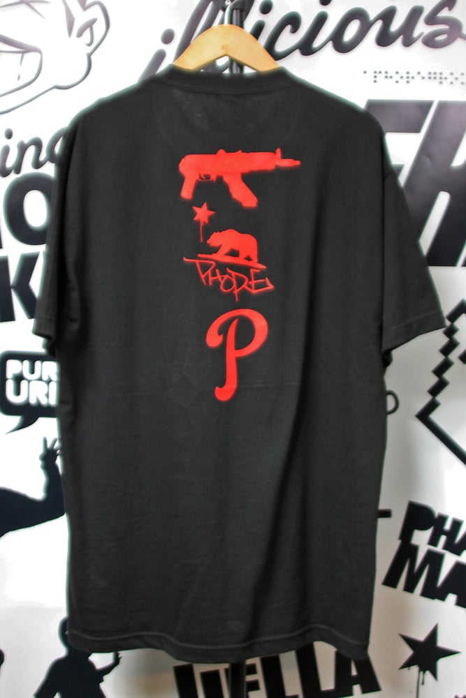 Image of 916ers Black & Red Tee