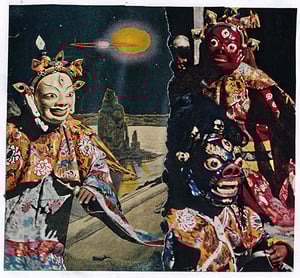 Image of GUY BLAKESLEE "ThirdEye Memories Vol. 1" collage & music package