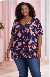 Image 1 of New 1X K. Jordan Tye Dye top #865*8