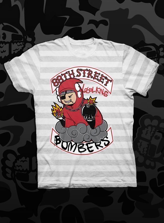 Image of 88th Street (Black/Ash-White Stripes)