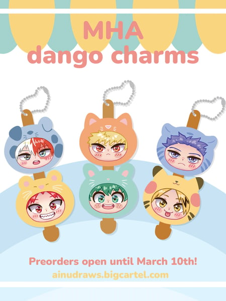 Image of [PREORDER] MHA dango charms