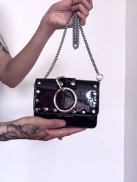 Image 1 of OOAK Micro O-Ring Studded Bag (ready to ship)