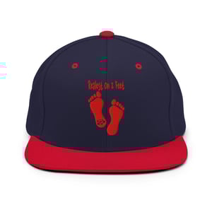 Image of Red 2 Feet Snapback