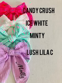 Image 3 of personalised Sadie bow 