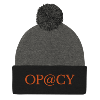 Embroidered OP@CY Pom-Pom Beanie