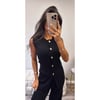 Black Gold Button Co Ord 