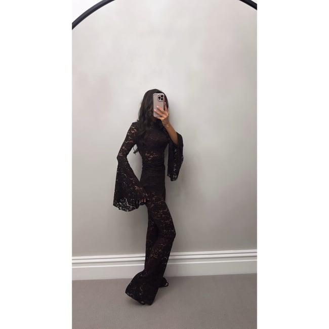 Brown Lace Co Ord 