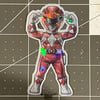 MMPR Red Ranger sticker