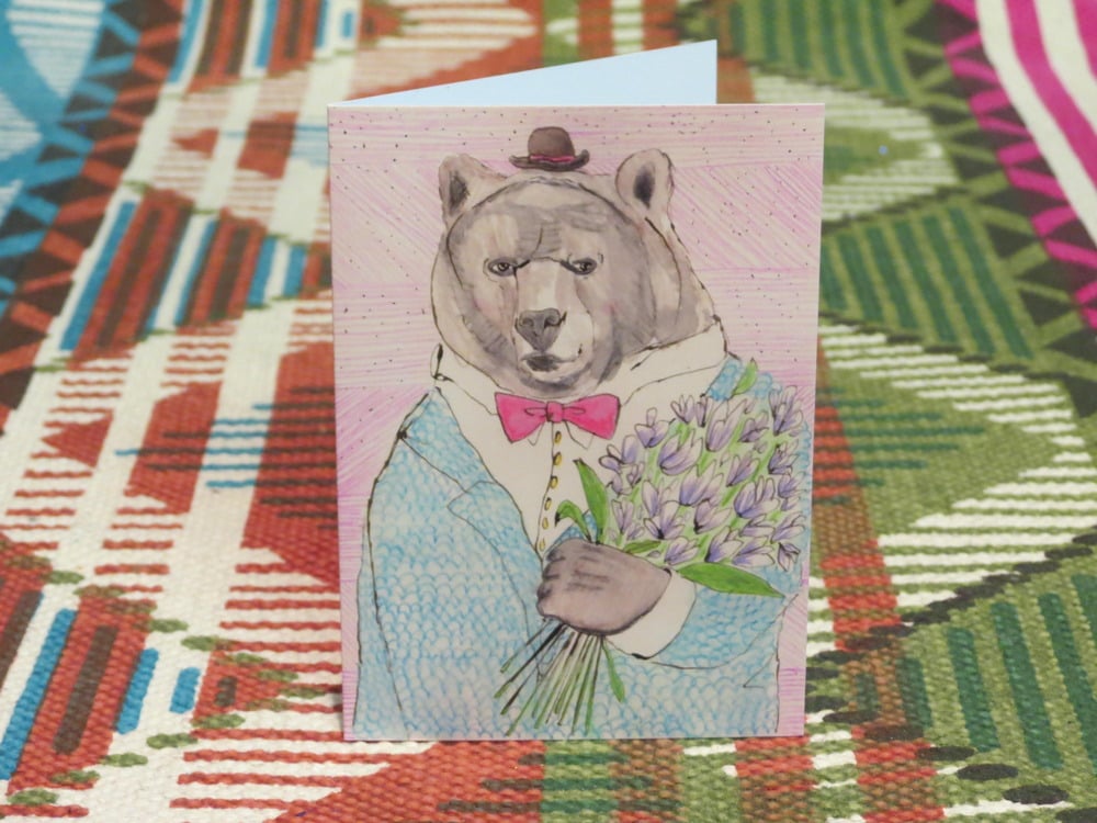 Image of mister bear blank gift card