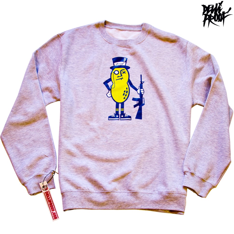 Image of PeanutProof Crew / Light Grey