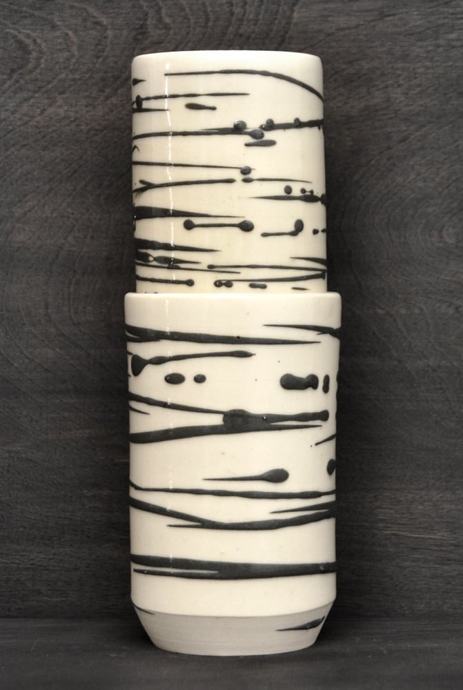 Image of 80's zebra cups