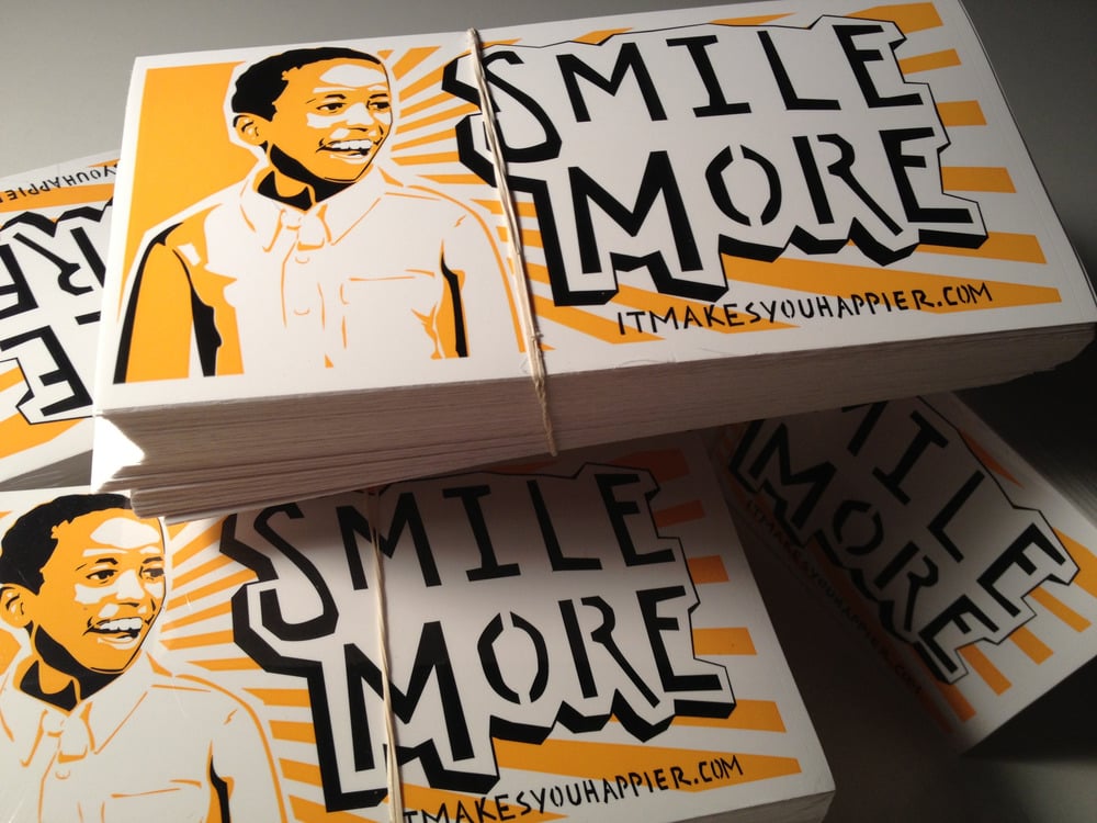 Image of Smile More Stickers (5 Pack)