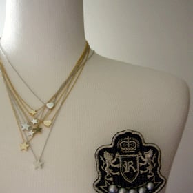 Image of Miss Vintage - Simple Heart / Star Necklace