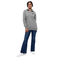 Image 4 of Trump 2024 Embroidered Gray Unisex Fleece Pullover