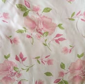 Image of Fabric Finders Inc. Pink Shabby Floral Heirloom Fabric 60'' wide