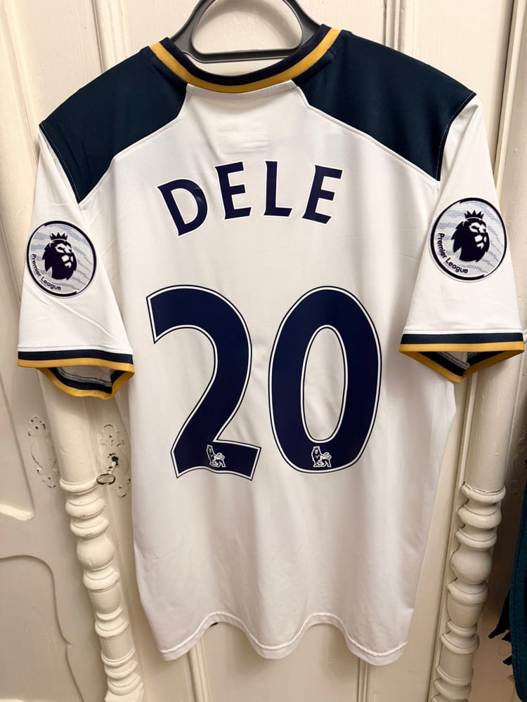 Image of PRE ORDER: Tottenham Hotspur “DELE 20” 2016/17 Home Shirt + PL patches (M)
